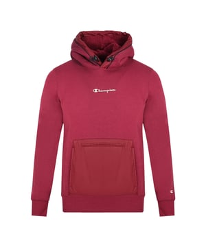 Langcom?, Salvatore Ferragamo leather-drawcord hooded sweatshirt